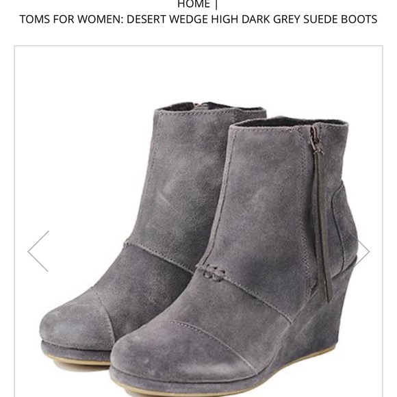 EUC TOMS SUEDE NEVER WORN - Picture 4 of 5